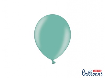 Balónek metalický Strong - tyrkysově modrý - 1 ks