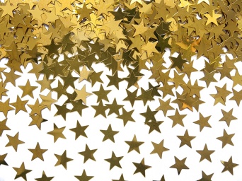 Konfety hvězdičky - zlaté